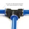 Primefit 1/2-in. Push to Connect Fittings for 1/2-in. OD Air Tubin, 4PK PC1212T-4 - alternate 2